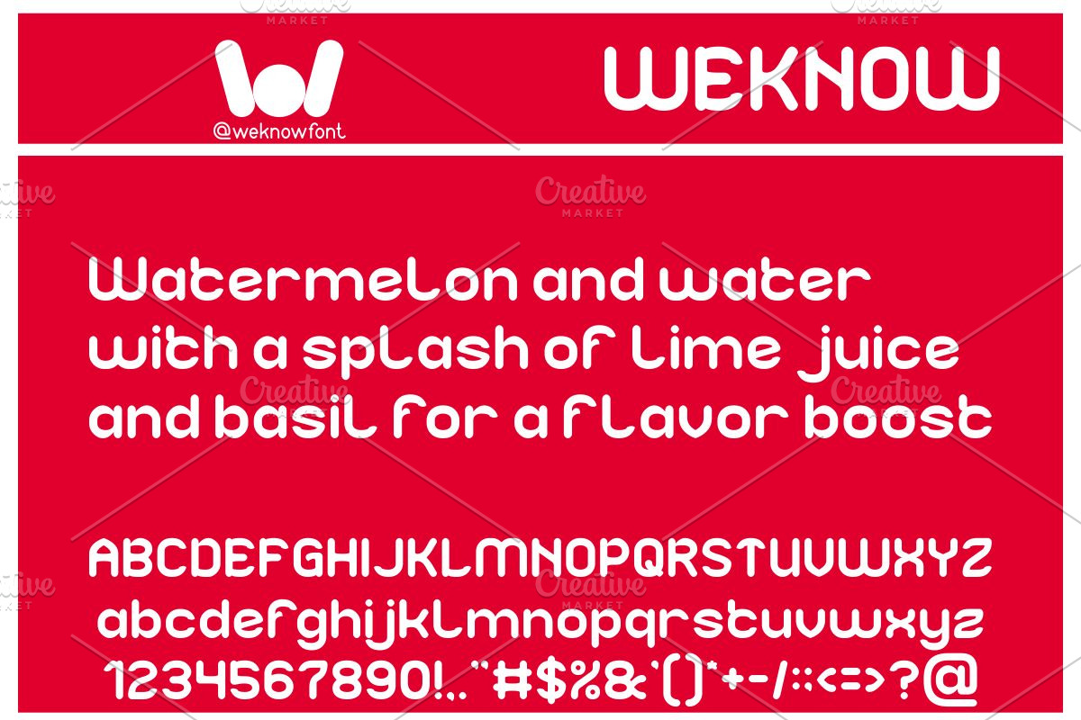 Bubbly Water font, a Font by weknow (Photo 6 of 8)