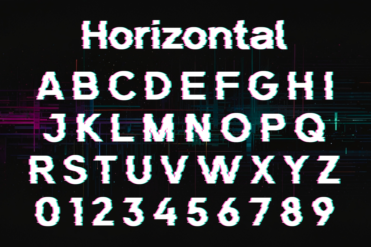 Glitchren Font, a Sans Serif Font by IWMType (Photo 4 of 6)