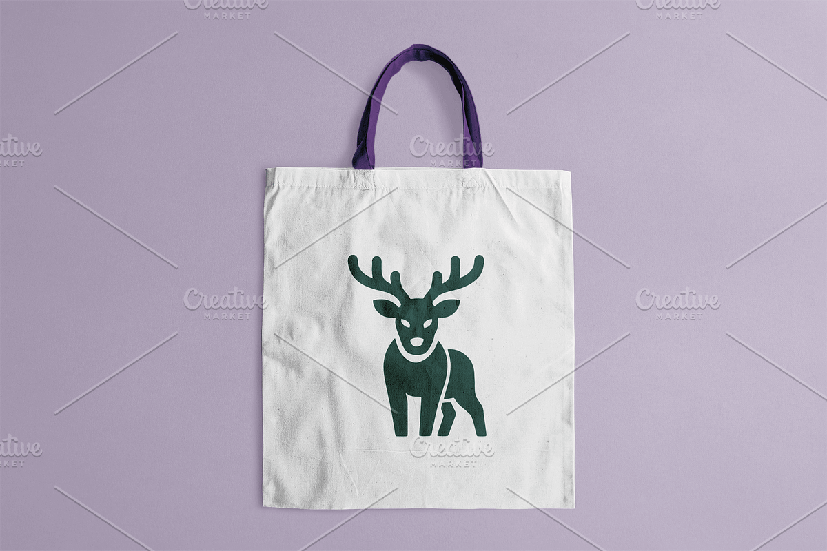 Bold Frontal Stag Logo, a Branding & Logo Template by Vectorium Studio (Photo 2 of 2)