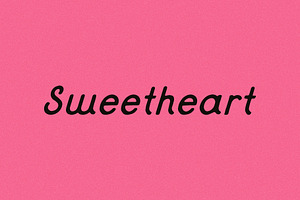 Sweetheart | Handmade Italic Font, a Script Font by Taylor Penton
