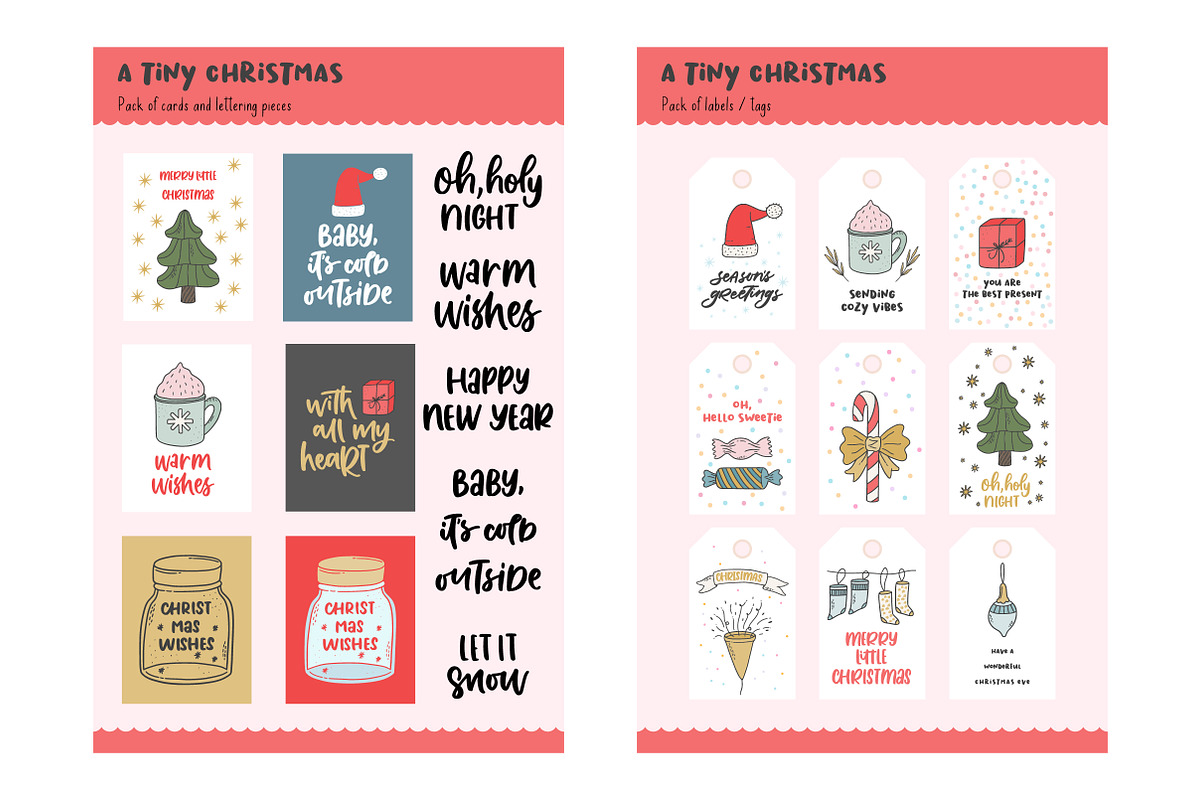 SALE! Tiny Christmas., a Decorative Illustration by Sentimental postman (Photo 11 of 13)