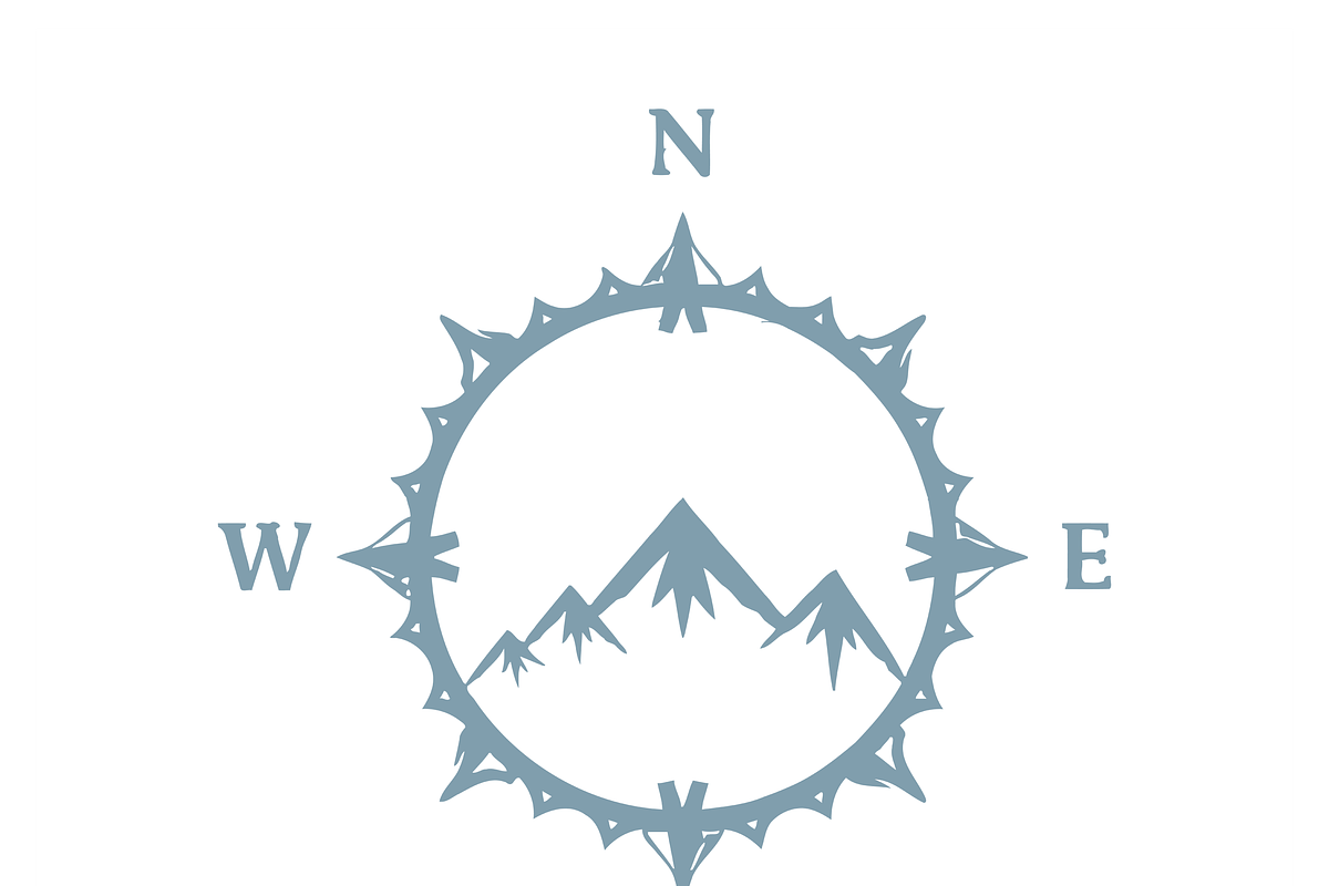 Stylish Compass Design, an Object Illustration by CarWrap design (Photo 5 of 5)