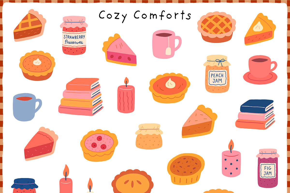 Fall Finds and Homemade Pies, a Seasonal Illustration by Dina Mae (Photo 9 of 12)