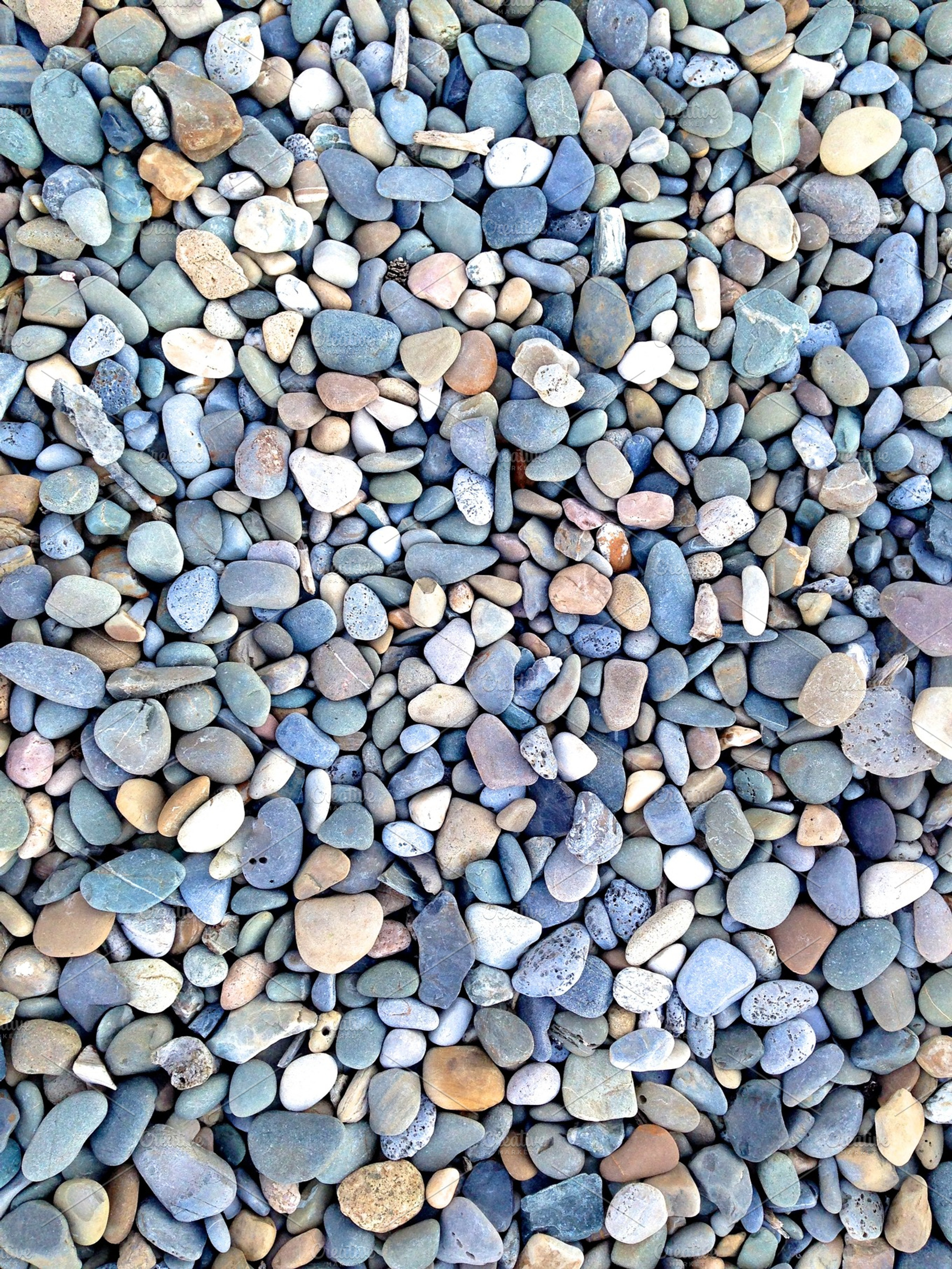 Pebbles featuring pebbles, stones, and rocks, a Nature Photo by helvetica