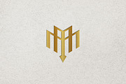 Minimalist Initials MM Arrow Logo, a Branding & Logo Template by Luxury Logos (Thumbnail 4 of 4)