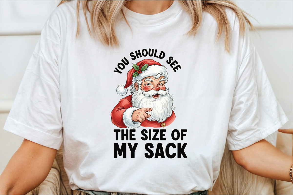 Funny Santa Christmas Sublimation, an Illustration by Libby Wishes (Photo 2 of 5)