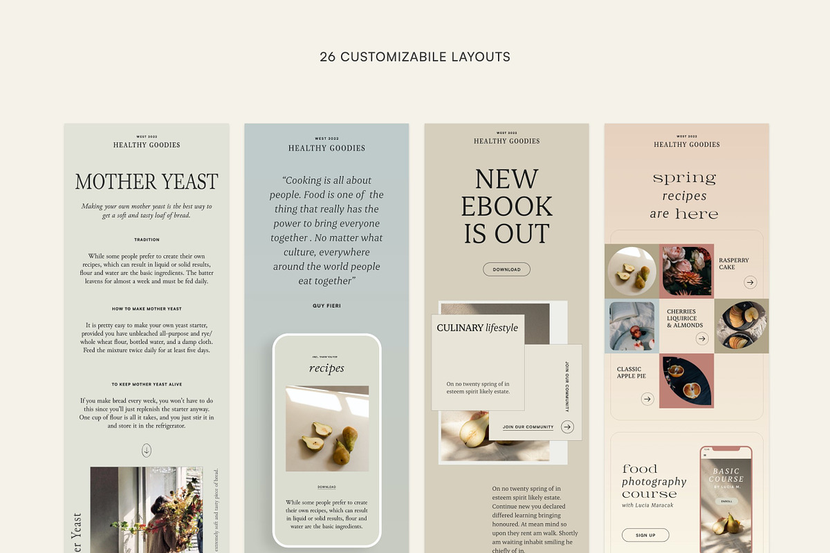 4in1 BigBundle Newsletter Templates, an Email Template by Sparrow & Snow (Photo 21 of 39)