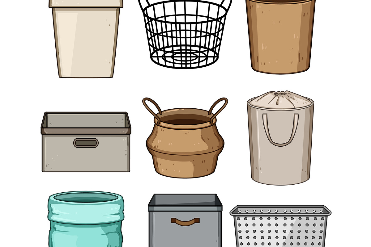 Various baskets and boxes for home, an Object Graphic by pikepicture (Photo 2 of 3)