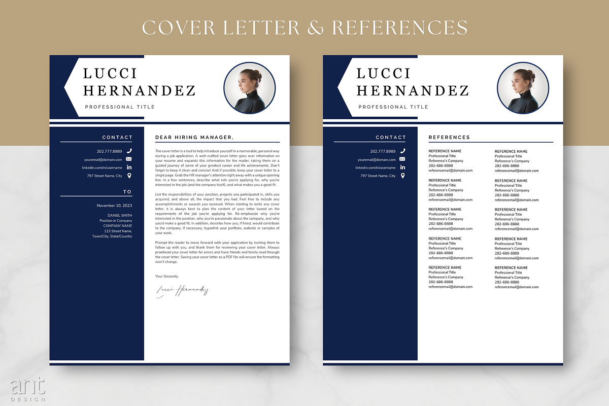 Modern Resume Template - The Lucci preview 4