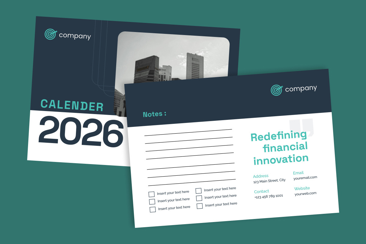 Corporate Desk Calendar 2026 preview 4