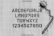 DW KOMBAT MILITARY, a Handwritten Font by Dawaii Goods (Thumbnail 6 of 7)
