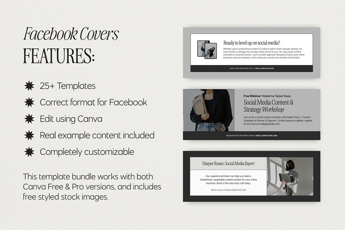 25+ Canva Facebook Cover Templates, a Social Media Template by Fallon Gerst (Photo 3 of 8)