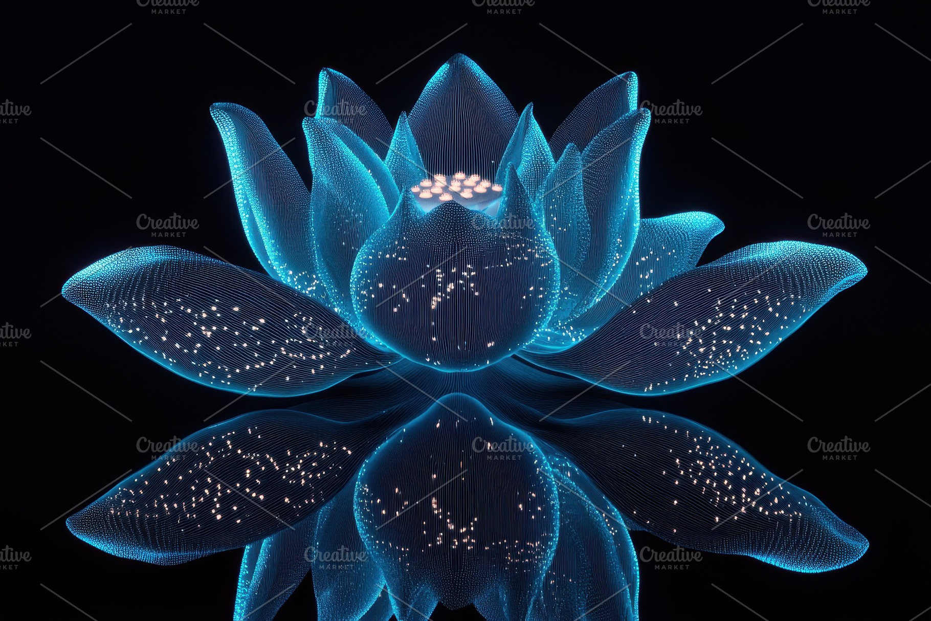 AI-generated picture of a lotus, a Photo by Pavel_design