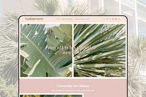 Guinevere Feminine Blog Theme