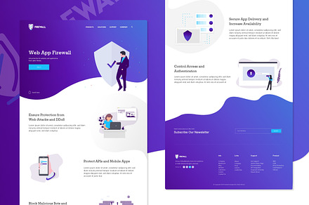 Security Services Website -WAF