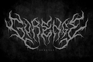 Onerock Black Metal Font Vol.6