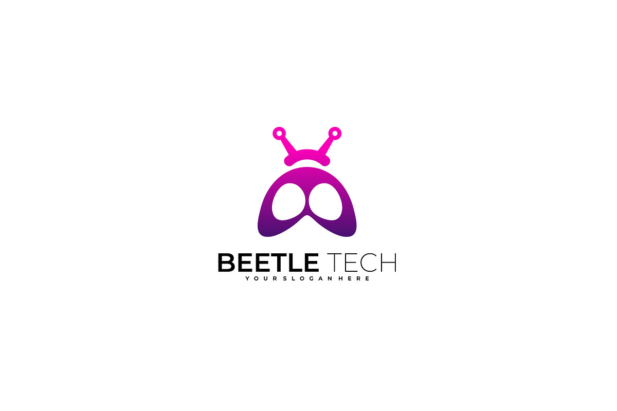 beetle tech logo illustration design, a Branding & Logo Template by OmerStudio