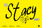 CS Stacy Pixel, a Handwritten Font by Craft Supply Co. (Thumbnail 1 of 8)