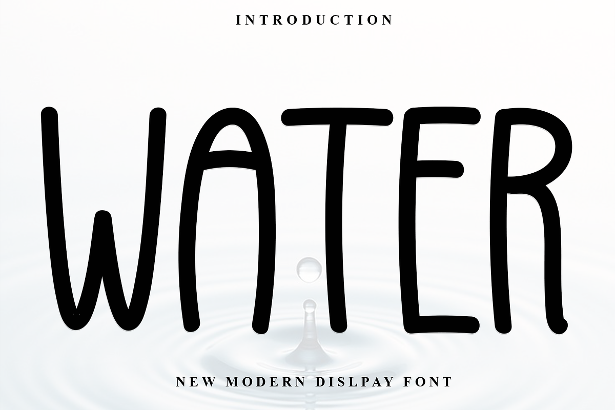 Water, a Script Font by InermediaSTUDIO (Photo 1 of 8)