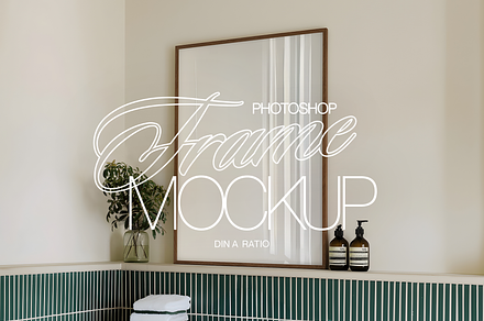 A1 Leaning Frame in Styled Mockup