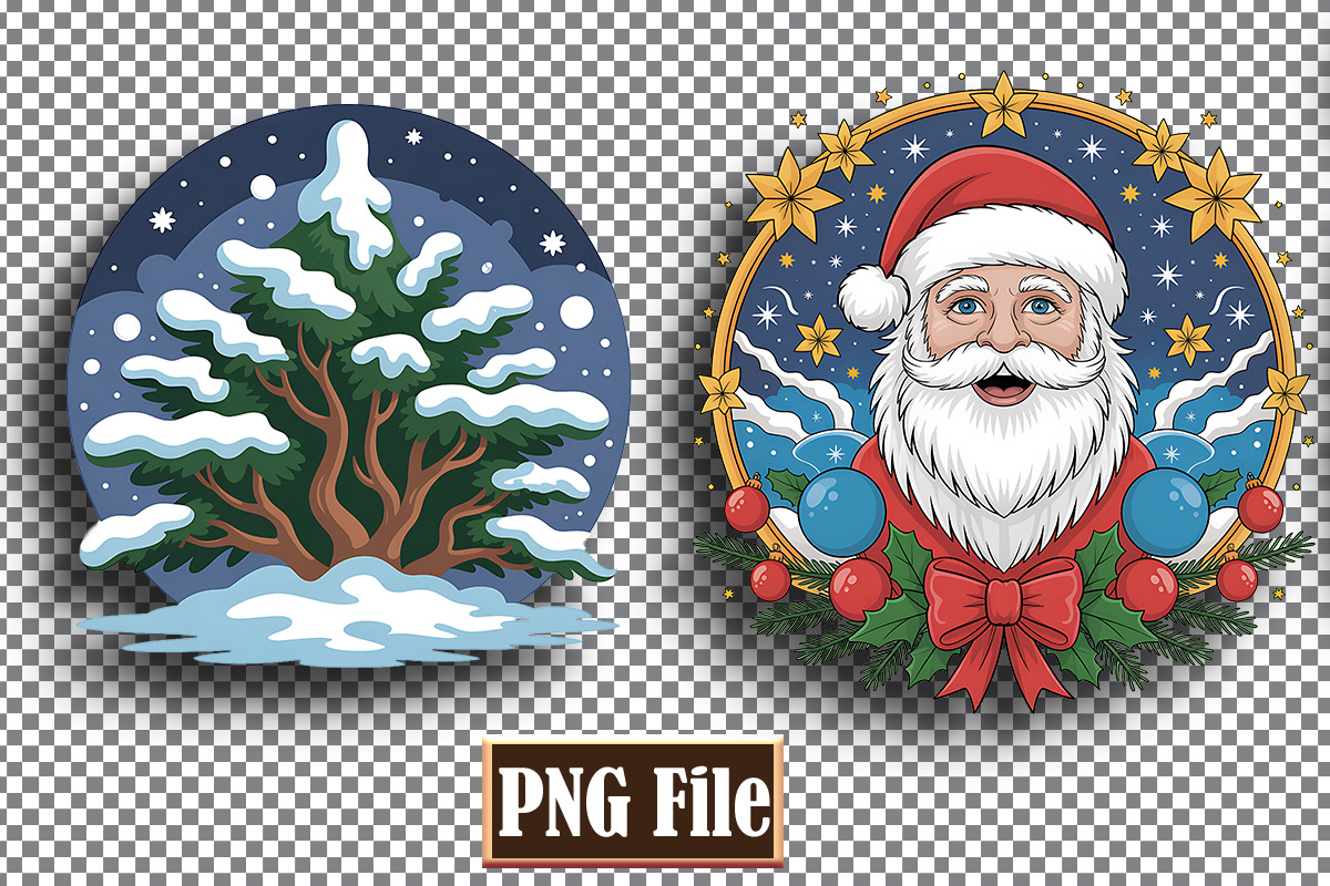 Chritmas Sublimation Bundle Png, a Seasonal Illustration by protabsorkar11 (Photo 5 of 9)