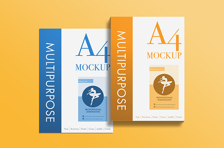 Multipurpose Posters flat Mocup