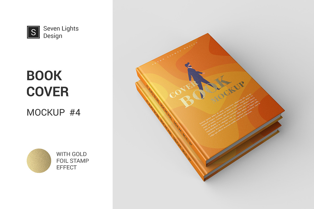 Book Cover Mockup #4, a Books & Magazine Mockup by Seven Lights (Photo 1 of 4)