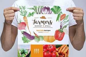 Farmers Market Poster Template