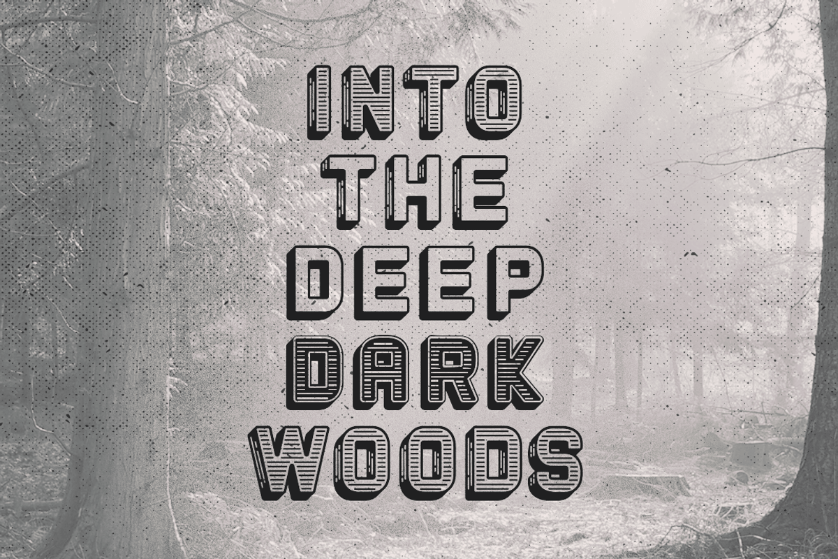 The Woods - Display Font preview 4
