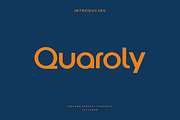 Quaroly - Modern Display Typeface, a Sans Serif Font by Letterna (Thumbnail 1 of 4)