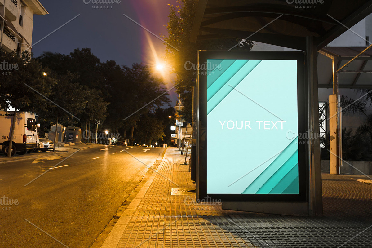 Geometric colorful posters, cards, a Magazine Template by ExpressShop (Photo 2 of 5)