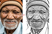(50% off) Sketch Oil Paint Action, an Action Add-On by Linspace (Thumbnail 4 of 10)