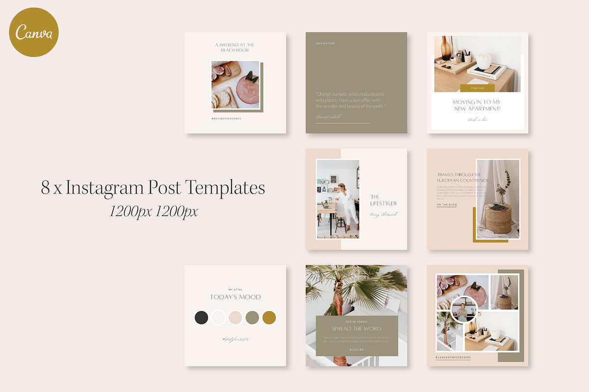 CANVA Template Bundle • Lifestyler, a Social Media Template by January Made Design (Photo 3 of 17)