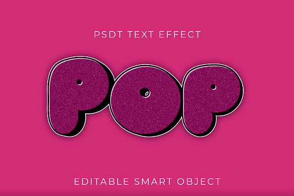 Glitter Bubble 3D Text Effect preview 2