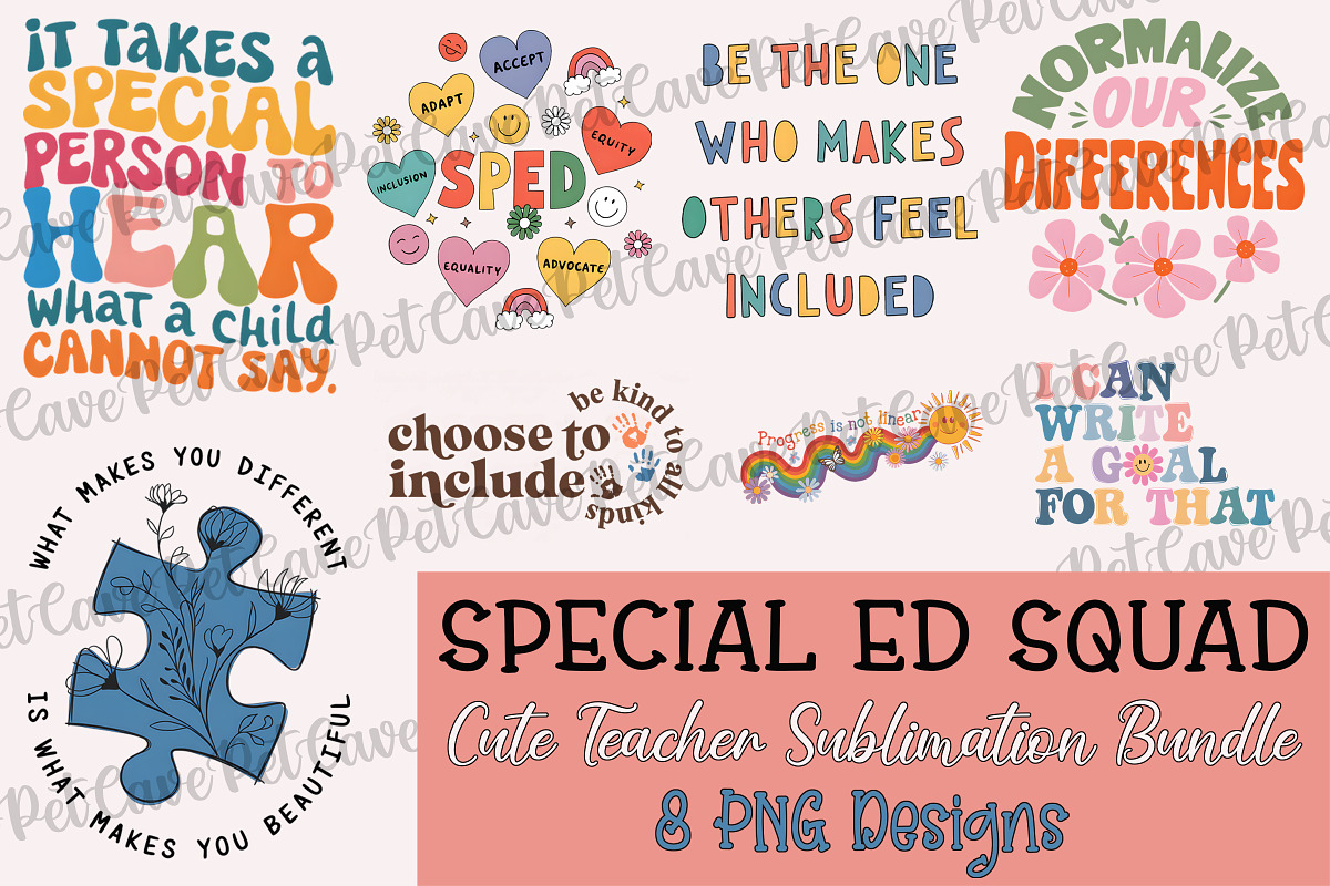 Special Ed Squad Teacher Bundle, a Graphic by Pet Cave (Photo 1 of 9)