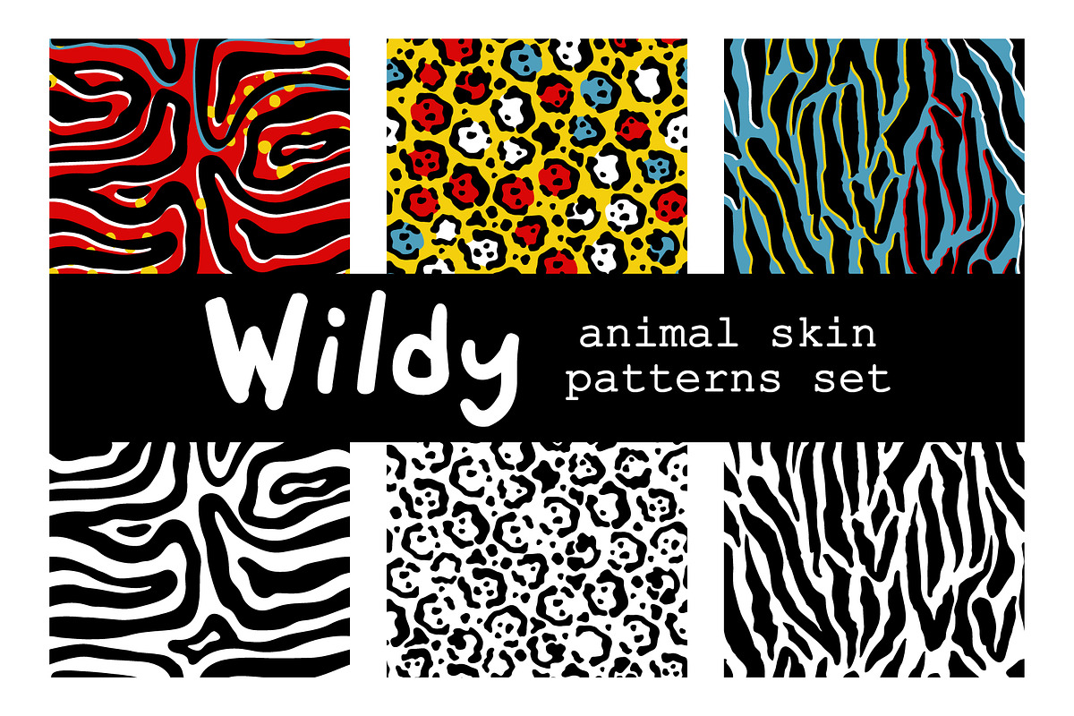 WILDY | animal skin patterns set, a Pattern Graphic by Nastya Tkachova (Photo 4 of 8)