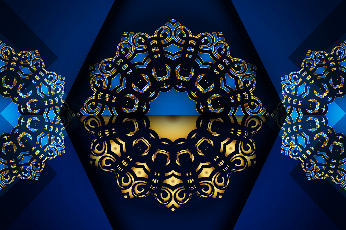 Mandala Ornamental Geometry Bundle, a Background Graphic by NJ Himel (Photo 78 of 92)