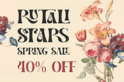 Rostema - Unique Display Typeface, a Serif Font by RagamKata (Thumbnail 2 of 11)