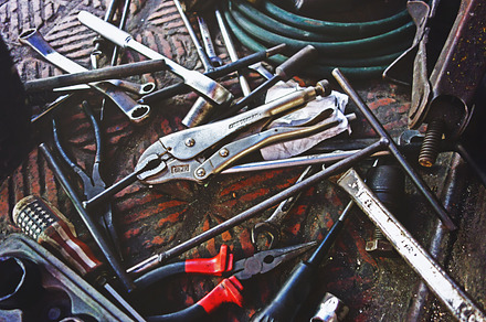 Tools of the trade featuring tools, black and white, and shop preview 6