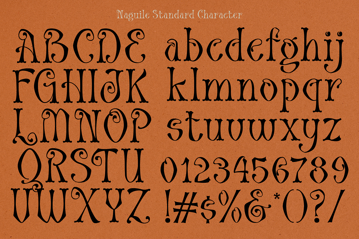 Naguile Display Serif, a Blackletter Font by TypeClassHeroes (Photo 3 of 10)