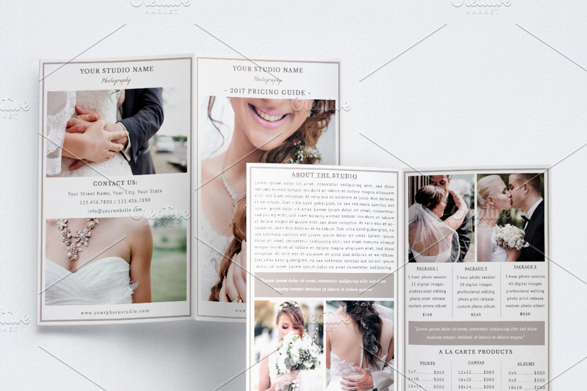 Photography Bifold Brochure Template, a Brochure Template by NM-Design-Studio (Photo 2 of 3)