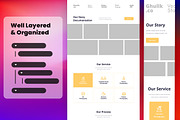 Photography Wireframe Website, a Wireframe Template by INSPR STD (Thumbnail 3 of 4)