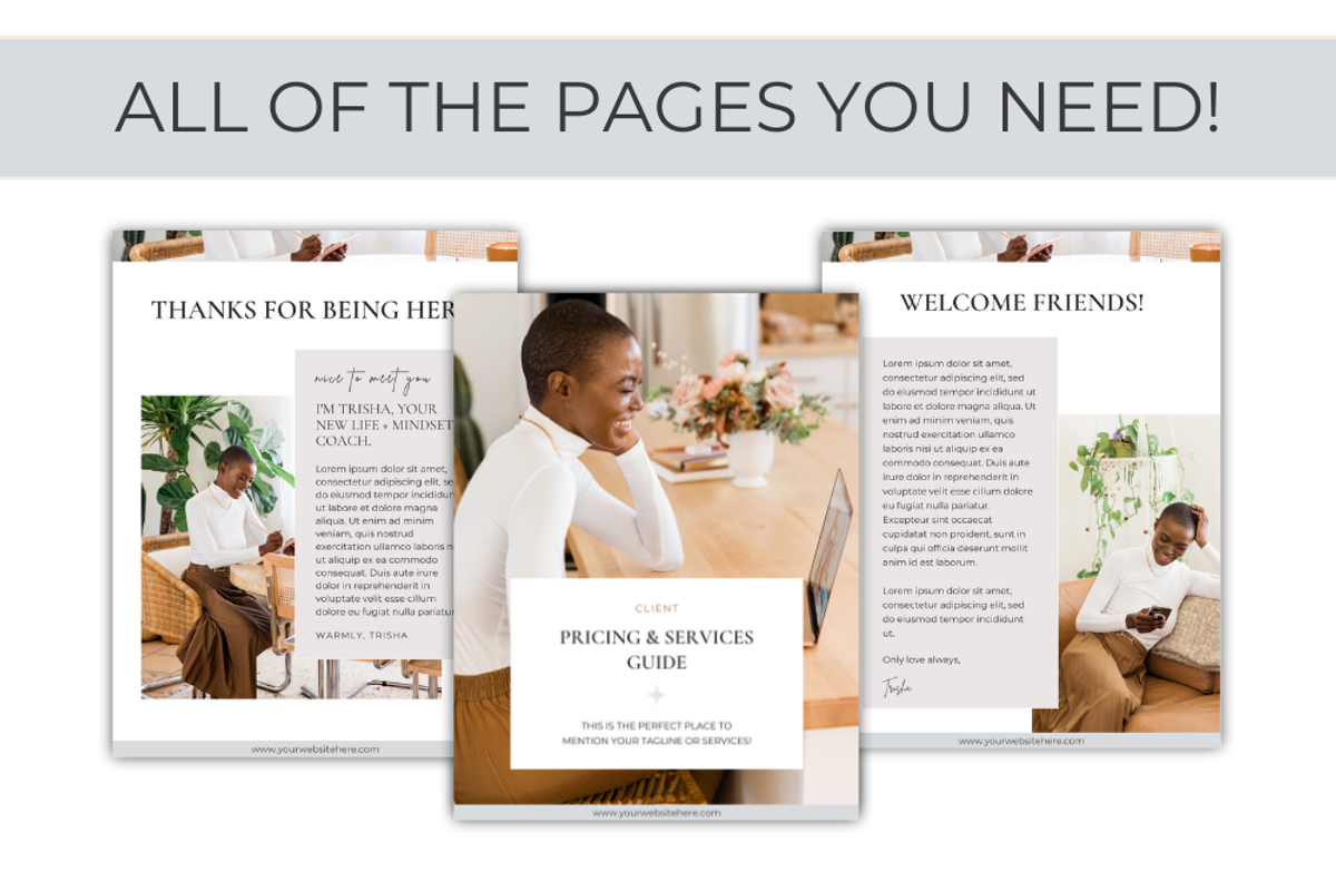 Trisha Bailey Pricing&Services Guide, a Templates & Theme by Lady Boss Studio (Photo 5 of 9)