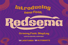 Redsema | Groovy Retro Font