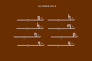 The Ramadhan - Arabic Font