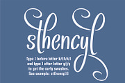 Sthencyl, a Script Font by Digital Typeface Studio (Thumbnail 3 of 6)