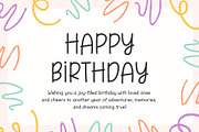 Birthday Cake Handwritten Font, a Handwritten Font by Kaya Fonts (Thumbnail 10 of 25)