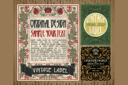 Label Art Nouveau - sets, a Decorative Illustration by Stanislav Kharchevskyi (Thumbnail 4 of 8)
