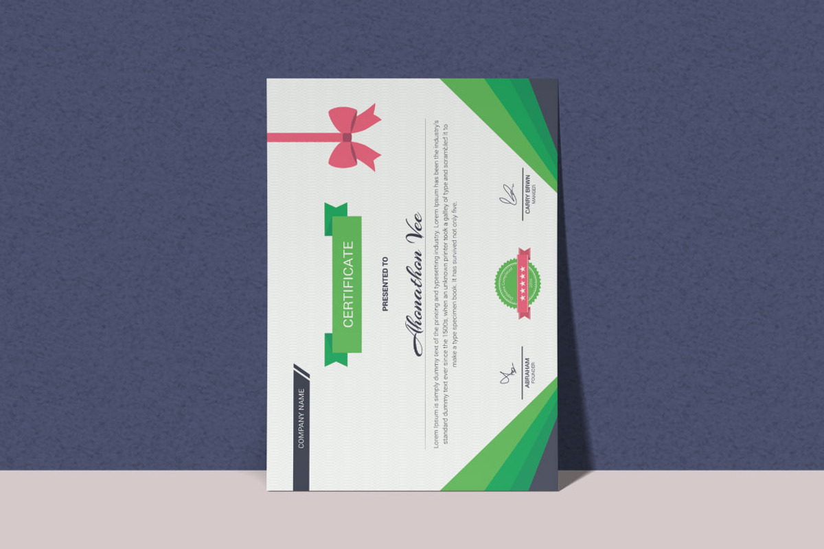 Employee Appreciation Certificate, a Stationery Template by BrandlyTemplate (Photo 2 of 4)