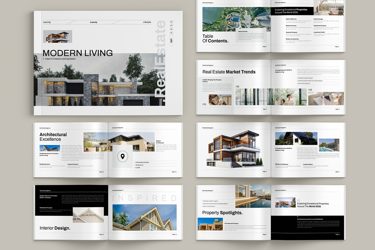 Real Estate Landscape Templates, a Brochure Template by Pixelpick (Photo 1 of 10)